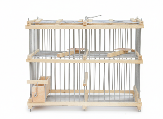 Humane Dual-Compartment Bird Trap with Call Bird Cage – Safe Live Capture for Lost or Escaped Birds