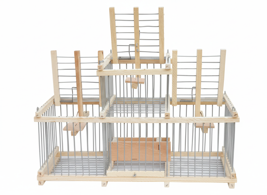 Triple Bird Trap Cage – 3 Spring-Loaded Doors for Safe, Humane Live Capture