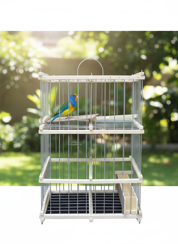 Large Bird Trap Cage with Call Bird Compartment – Ideal for Parrots, Pigeons & More