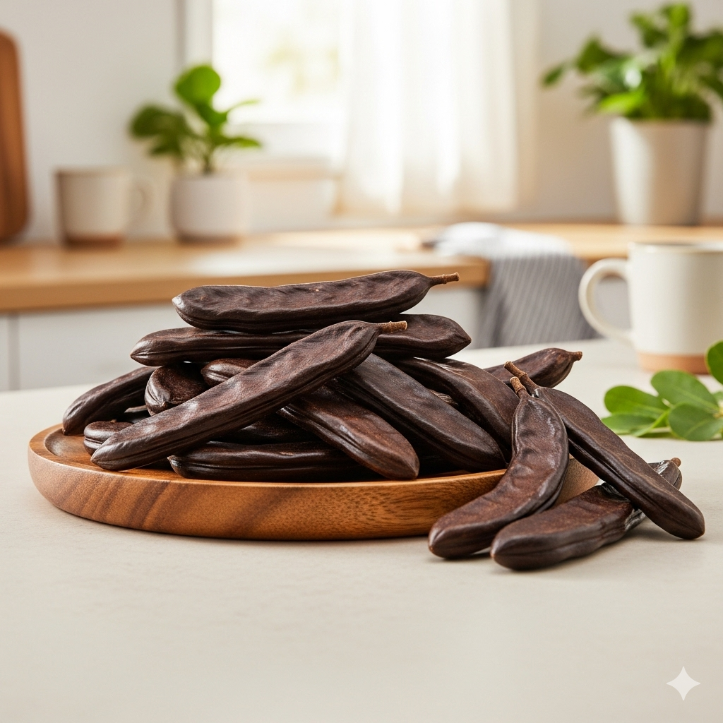 Organic Carob Pods 800g (28.2 oz) – Whole, Vegan, Natural Sweetener