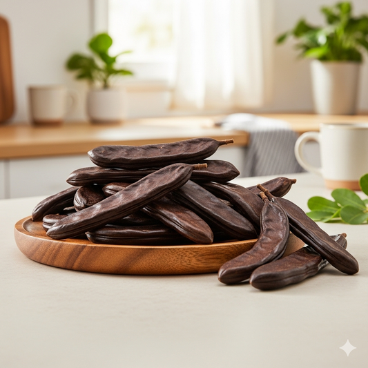 Organic Carob Pods 800g (28.2 oz) – Whole, Vegan, Natural Sweetener