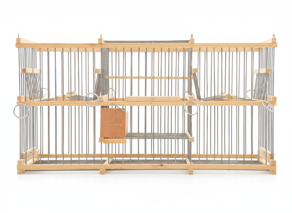Double Trap Cage for Birds – Humane, Non-Stop Catching System | Safe & Durable