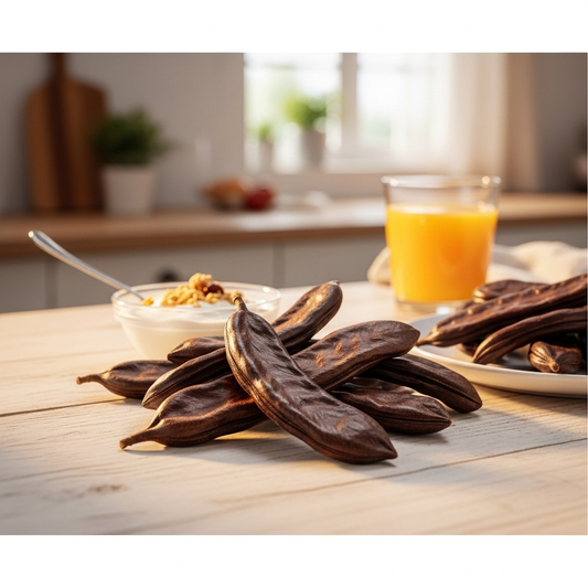 Organic Carob Pods 800g (28.2 oz) – Whole, Vegan, Natural Sweetener