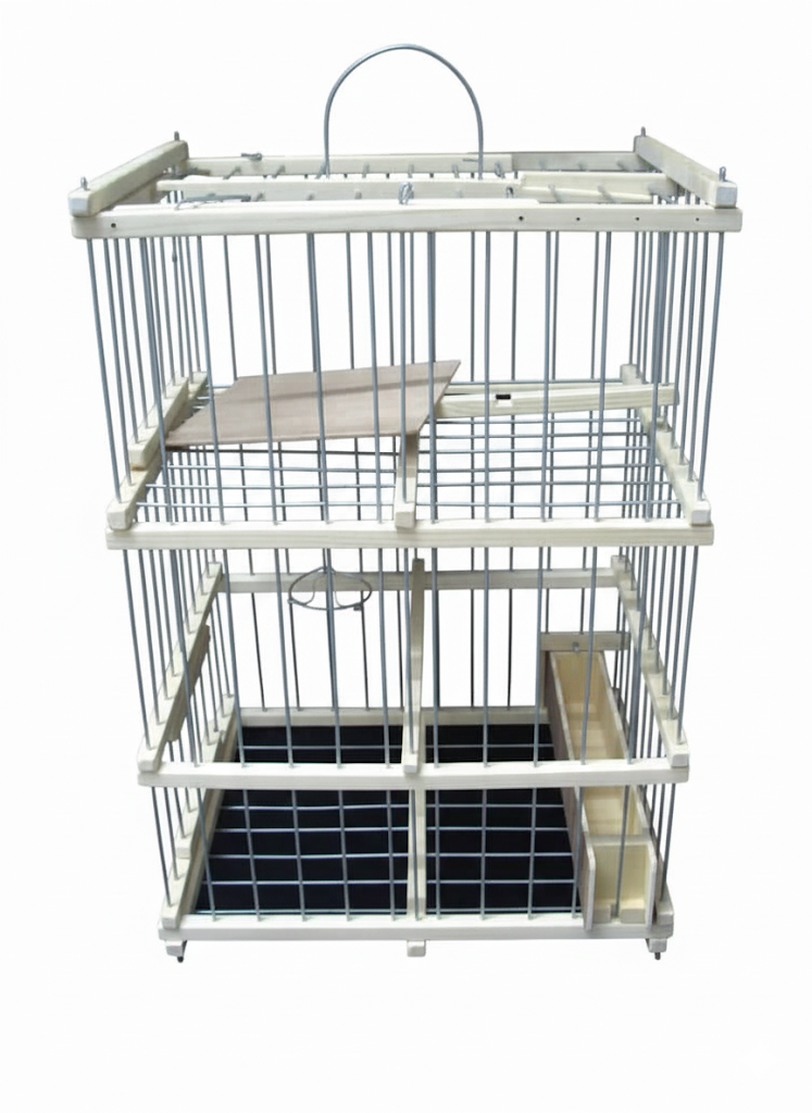 Large Bird Trap Cage with Call Bird Compartment – Ideal for Parrots, Pigeons & More